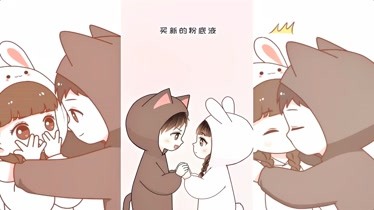 喵小兔漫画(画师七七:你们猜猜看小兔的哪个脚指头疼第1集-动漫-全集