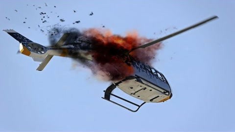 新手直升机飞行员首次执飞,难以操控发生坠毁