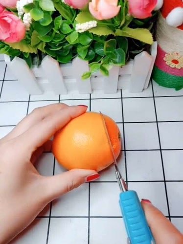 手工橙子灯笼制作方法图片