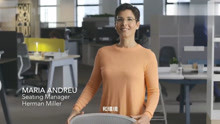 HermanMiller赫曼米勒产品专家Maria Andreu讲解人体与座椅健康