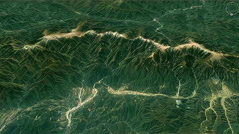 看山的卫星地图图片