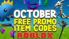 ALL October Free Roblox Promo Codes 2020 *Free Cosmetic items*