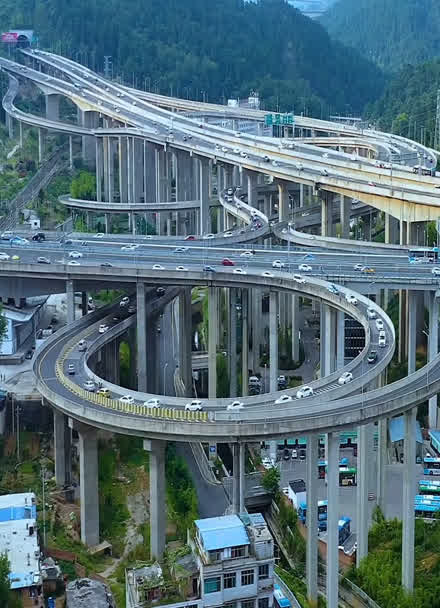 贵阳立交桥15层图片图片