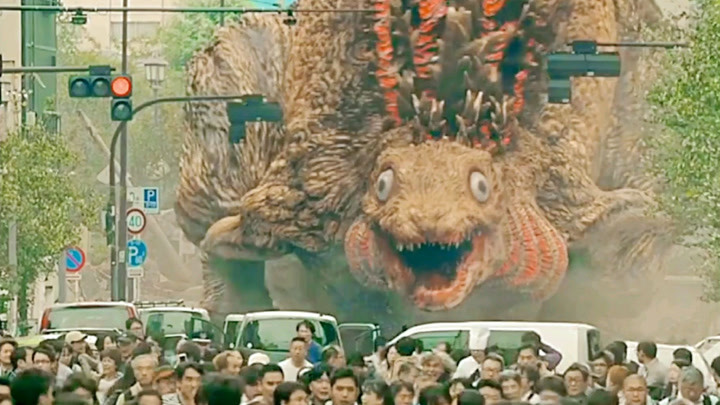 电影【新哥斯拉】 全日本都恐惧的怪物，只有奥特曼才能制服