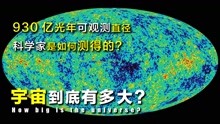 [图]宇宙有多大？930亿光年只是可观测直径，看完才知道人类多渺小！