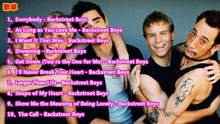 Backstreet Boys后街男孩十首精选歌曲，欧美组合英文经典