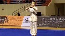 女子查拳~周弘叶：2016年全国武术套路（传统项目）冠军赛