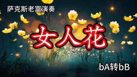 梅豔芳最經典的歌曲《女人花》薩克斯老富演奏 ba轉bb調