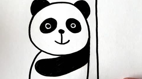 熊猫奇奇简笔画图片
