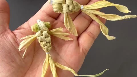 玉米皮手工制作简单图片