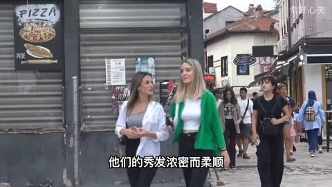 馬其頓的街道上,真是美女如雲,讓你感受一下這個城市的獨特魅力