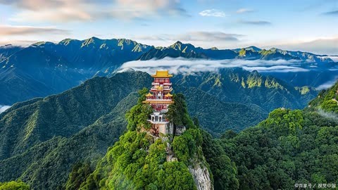 陕西终南山中国著名的山岳风景名胜区之一